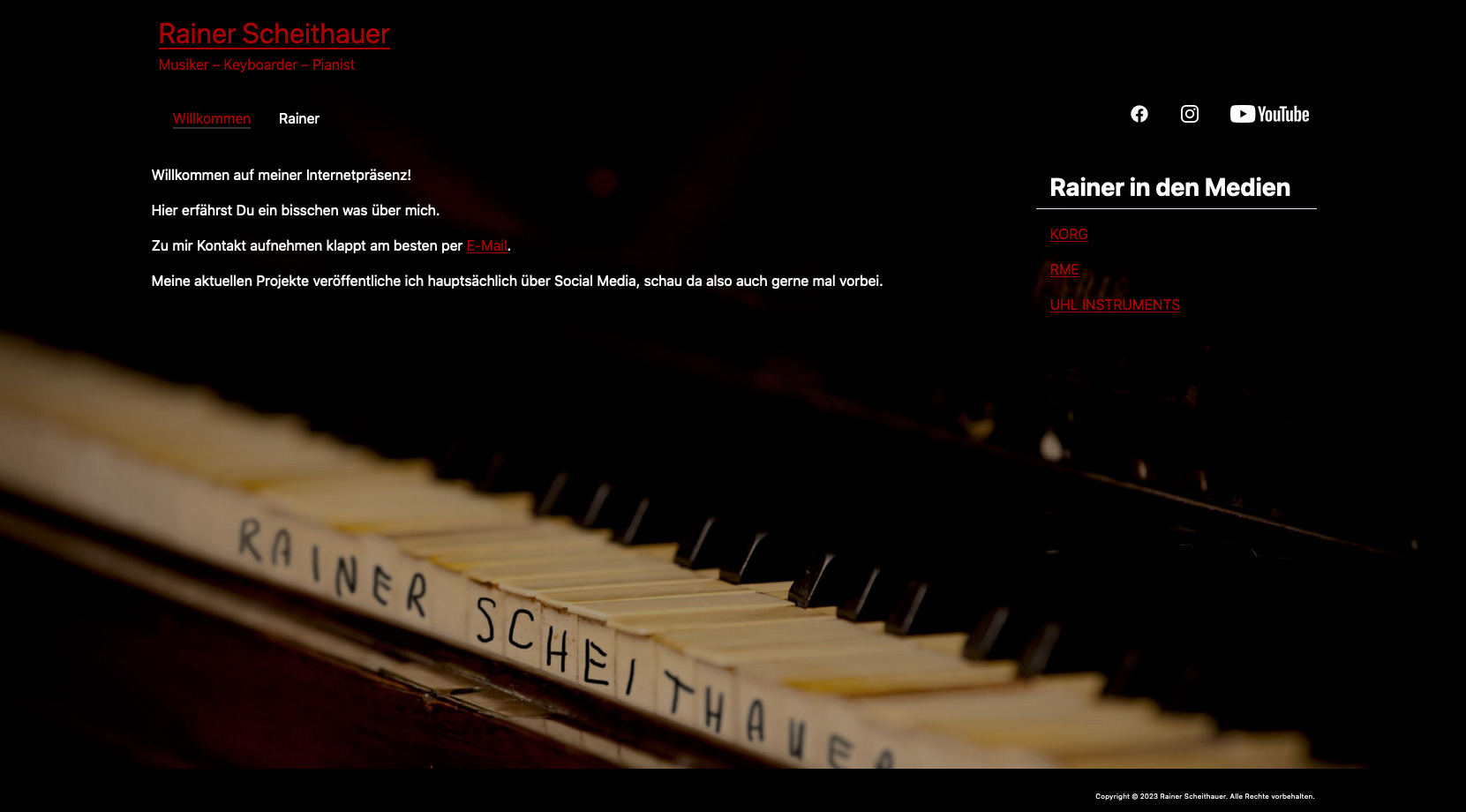 Referenz Website Rainer Scheithauer